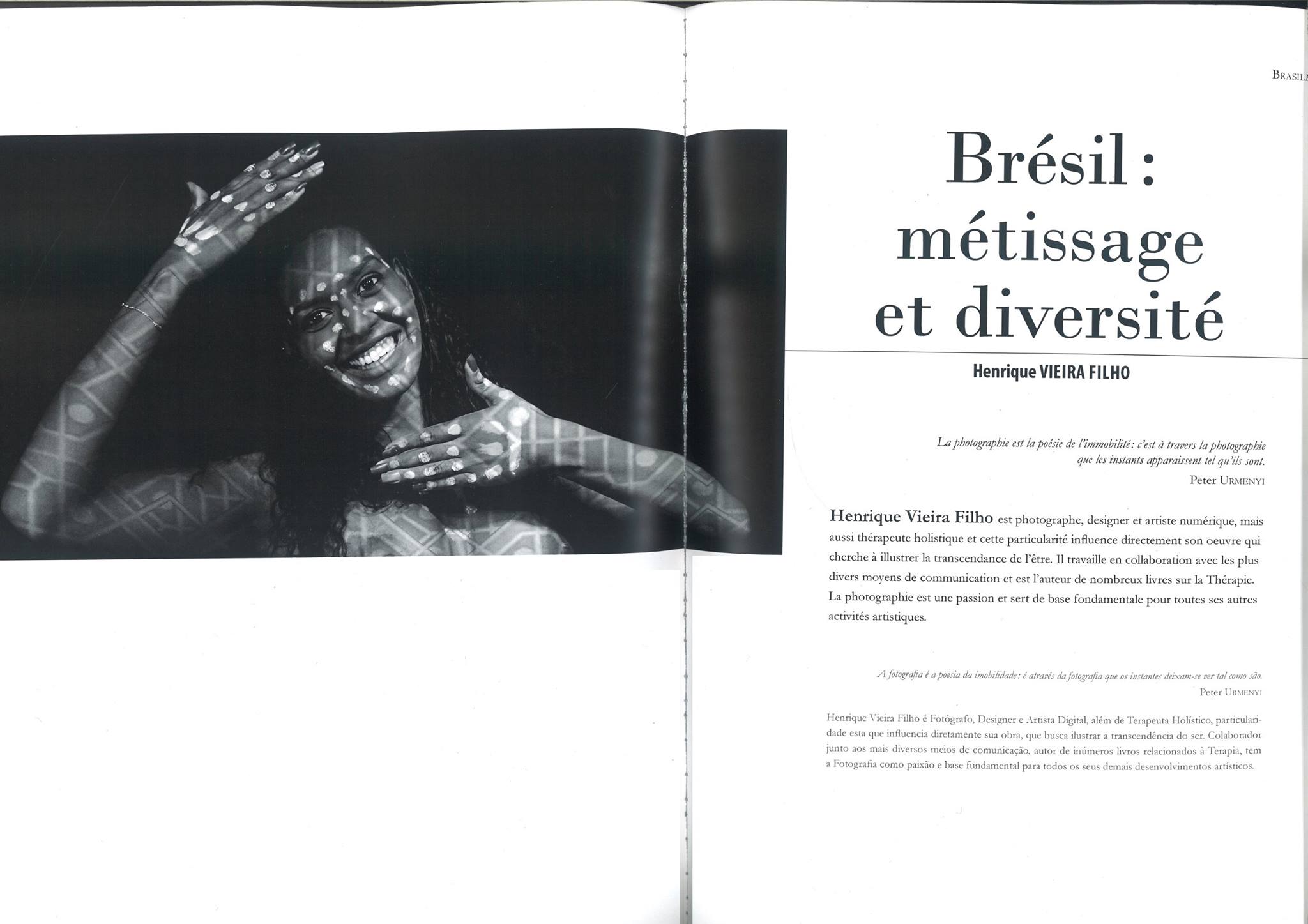 Livro "Les Brésiliens vus par les Brésiliens" (Os Brasileiros vistos pelos Brasileiros), com artes de Henrique Vieira Filho